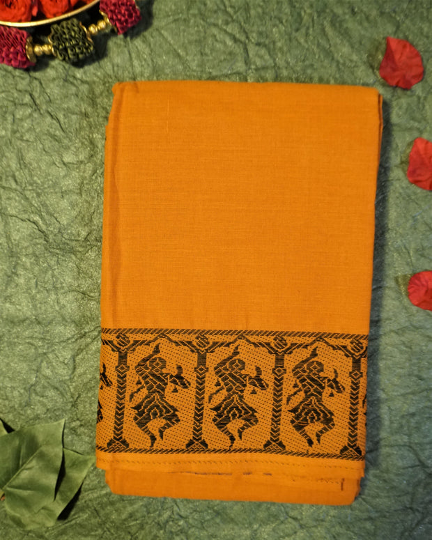 Kuberan Yellow Dance Practice Saree