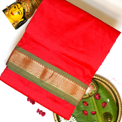 KUBERAN DEEP PINK 9 YARD SAREE