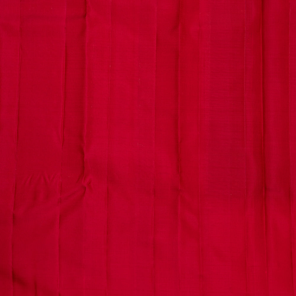 Kuberan Light Green With Red Soft Silk Saree