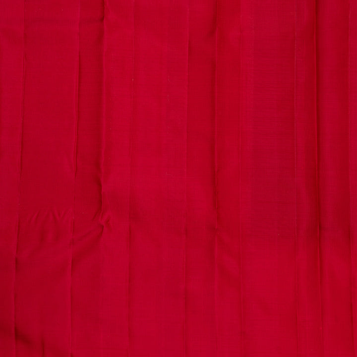 Kuberan Light Green With Red Soft Silk Saree