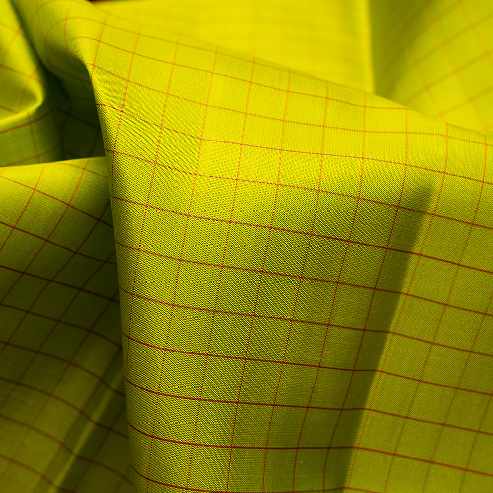 Kuberan Light Green With Red Soft Silk Saree