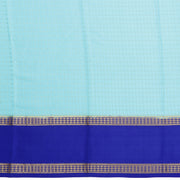 Kuberan sky blue with blue Mysore Silk Saree