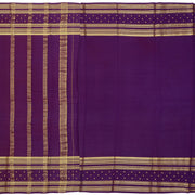 Kuberan sky blue & blue with green border Mysore Silk Saree