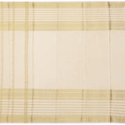 Kuberan red & off white with green border Mysore Silk Saree