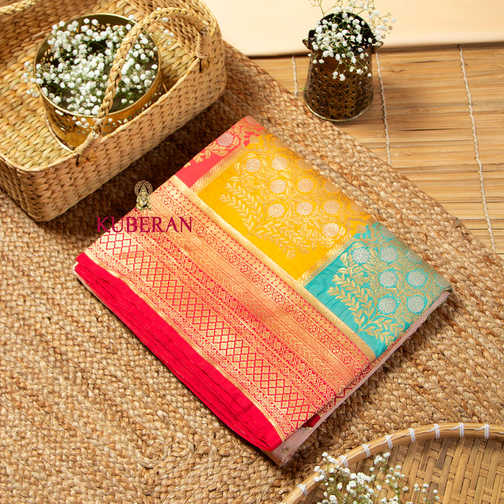 Kuberan Light Peach Saree