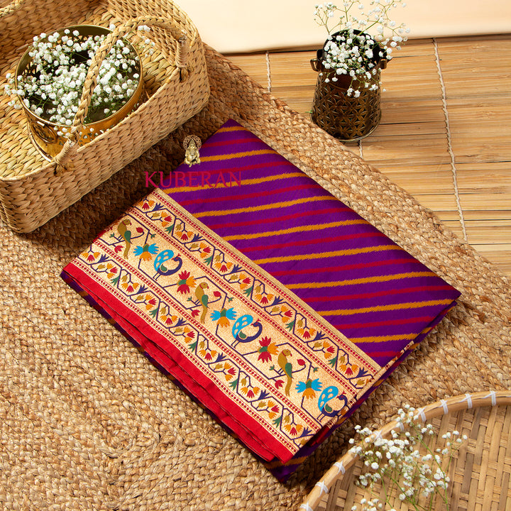 Kuberan Royal Purple Patola Saree