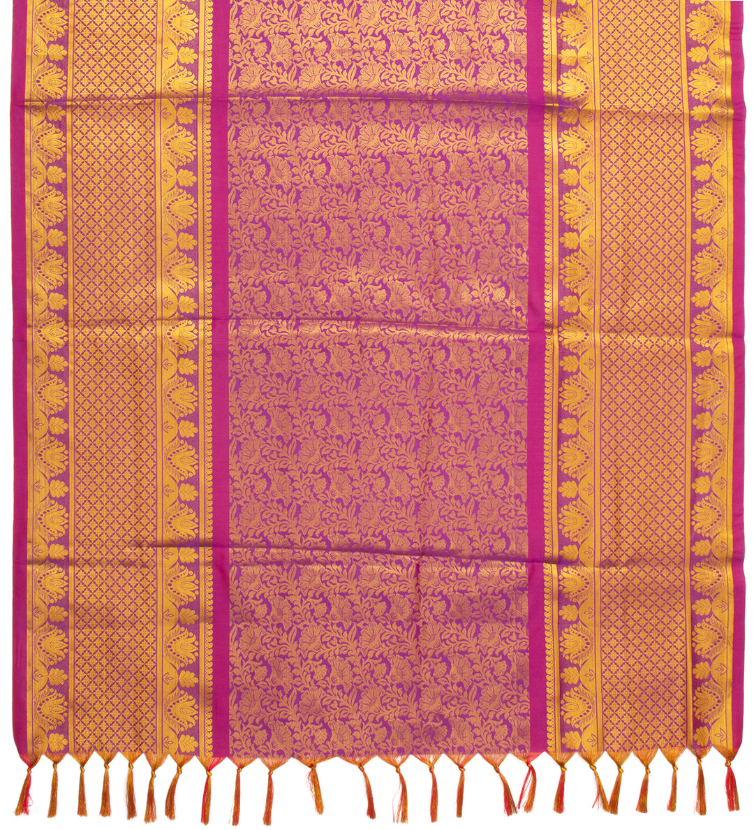 Kuberan Deep Purple Ponnadai Shawl