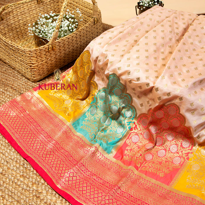 Kuberan Light Peach Saree