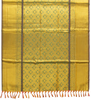 Kuberan Golden Yellow Ponnadai Shawl