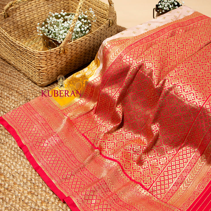 Kuberan Light Peach Saree
