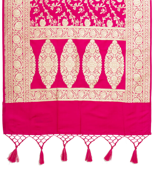 Kuberan Dark Pink Ponnadai Shawl