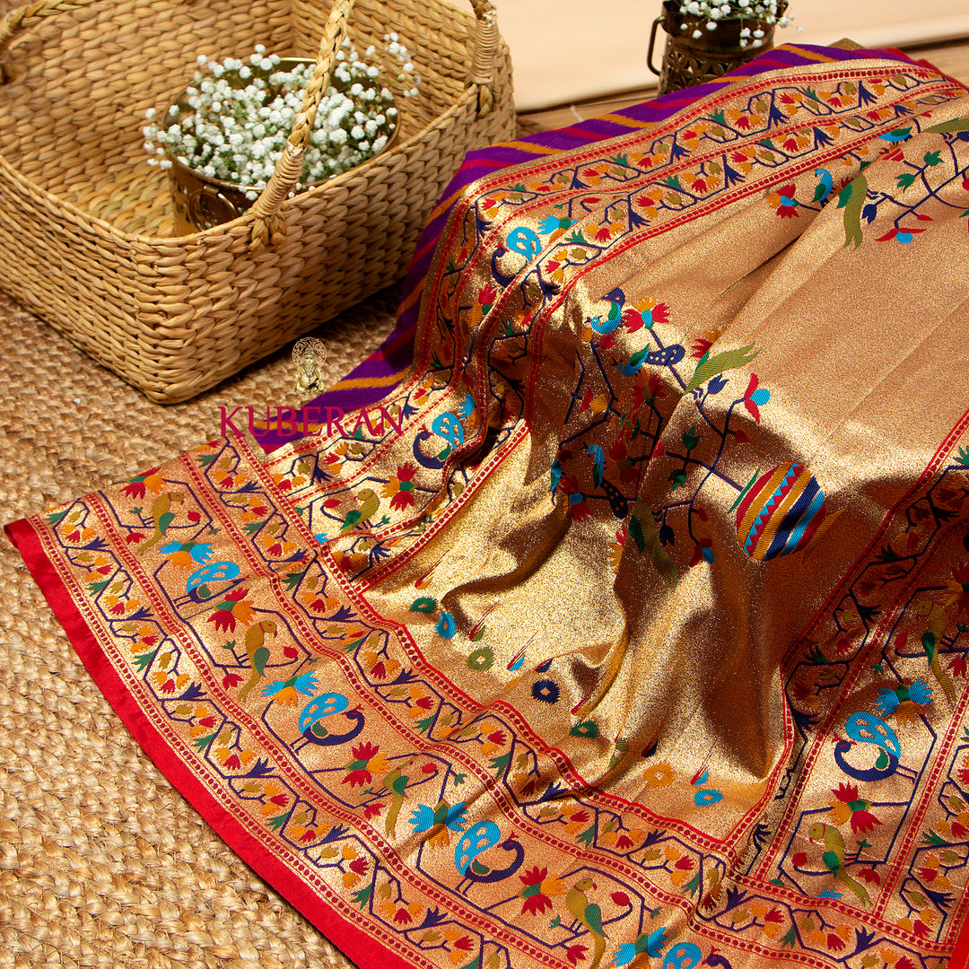 Kuberan Royal Purple Patola Saree