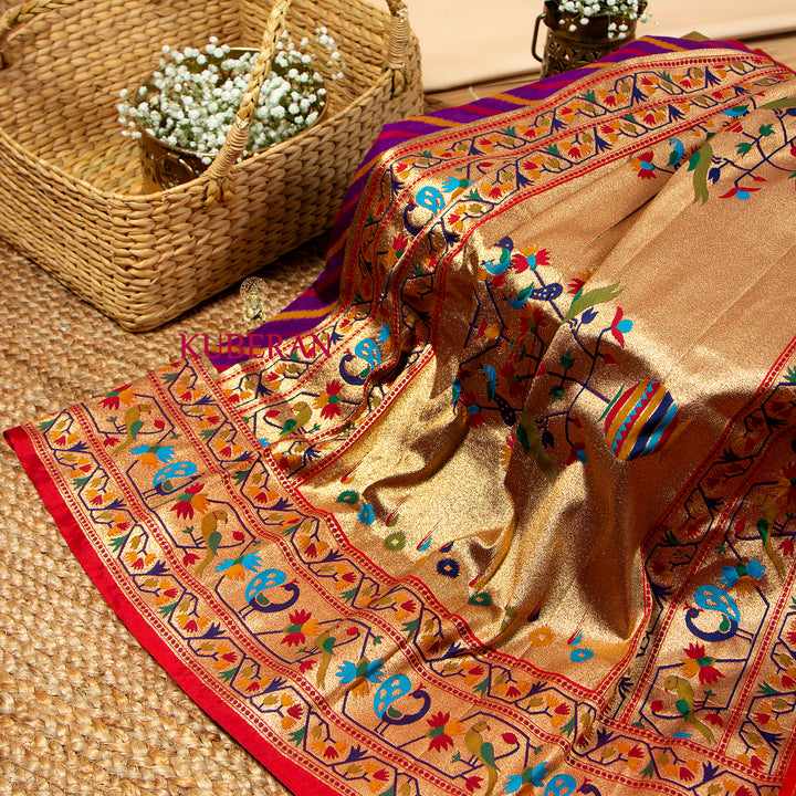 Kuberan Royal Purple Patola Saree