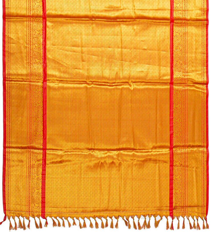 Kuberan Deep Red Ponnadai Shawl