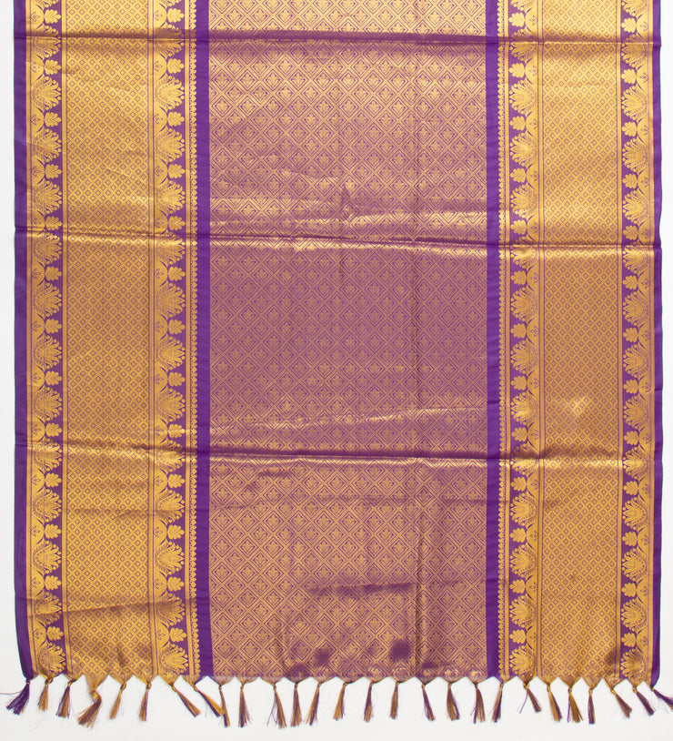 Kuberan Purple Ponnadai Shawl