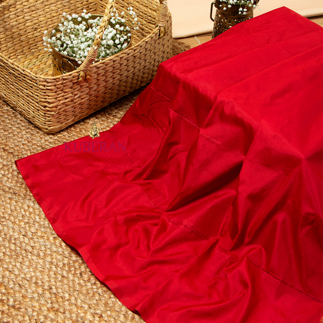 Kuberan Portland Orange Saree