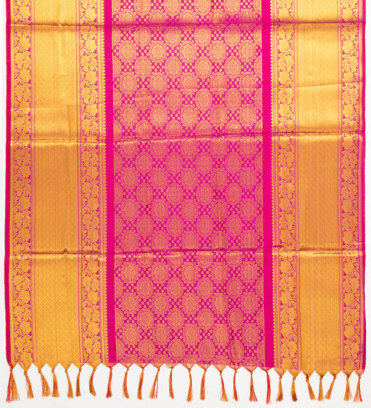 Kuberan Rich Pink Ponnadai Shawl