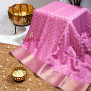 KUBERAN Pink MYSORE SILK SAREE