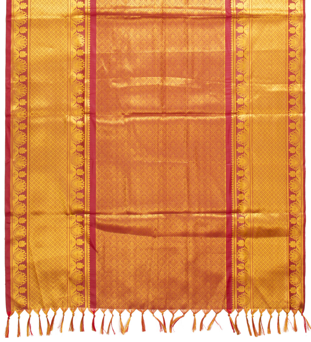 Kuberan Rich Red Ponnadai Shawl