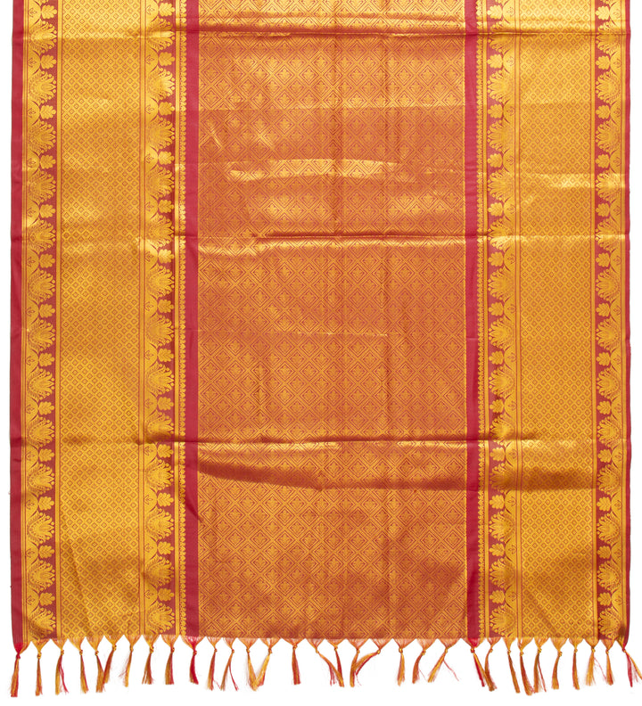 Kuberan Rich Red Ponnadai Shawl