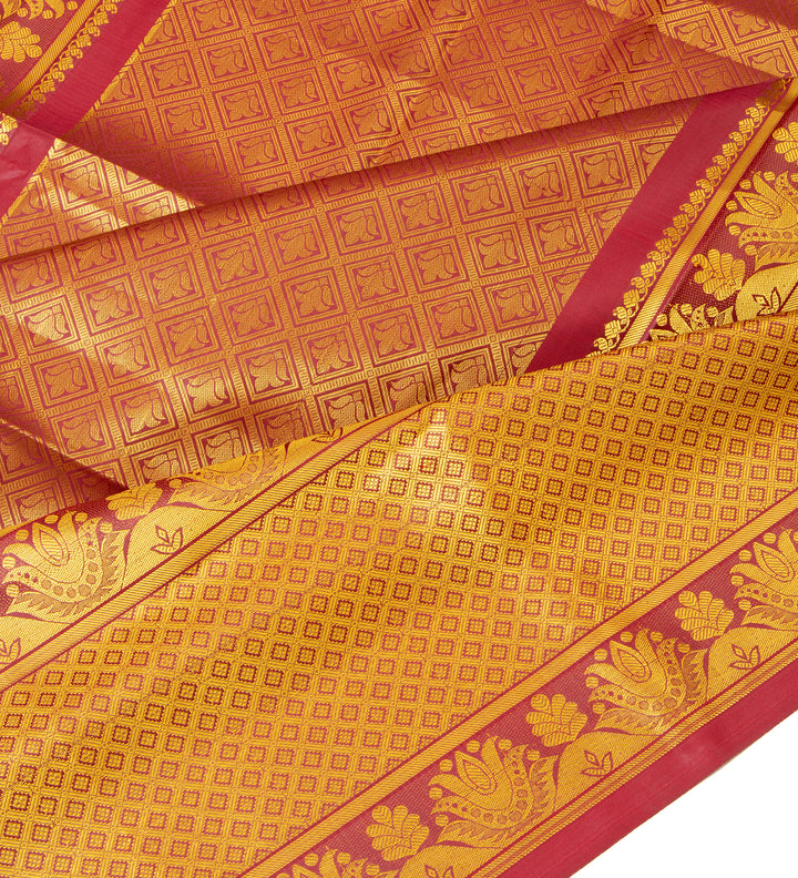 Kuberan Rich Red Ponnadai Shawl