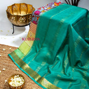 Kuberan Pastel Green Mysore Silk Saree