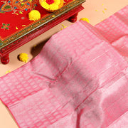 Kuberan peach Kanchivaram Saree