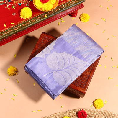 Kuberan lavender Kanchivaram Saree