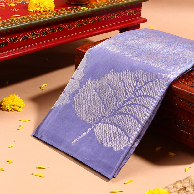 Kuberan lavender Kanchivaram Saree