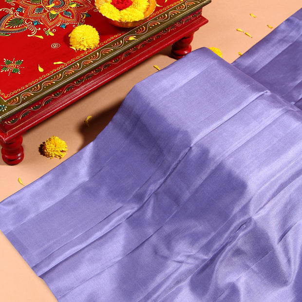 Kuberan lavender Kanchivaram Saree