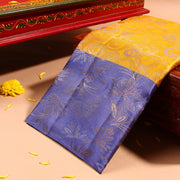 Kuberan gold with lavender Kanchivaram Saree