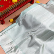 Kuberan Aqua blue Kanchivaram Saree