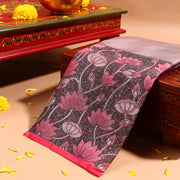 Kuberan Pinkish Brown Kanchivaram Saree