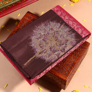 Kuberan Red Wine Kanchivaram Saree