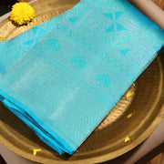 Kuberan SKY BLUE Kanchivaram Saree