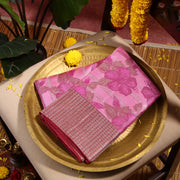 Kuberan baby pink Kanchivaram Saree