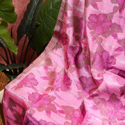 Kuberan baby pink Kanchivaram Saree