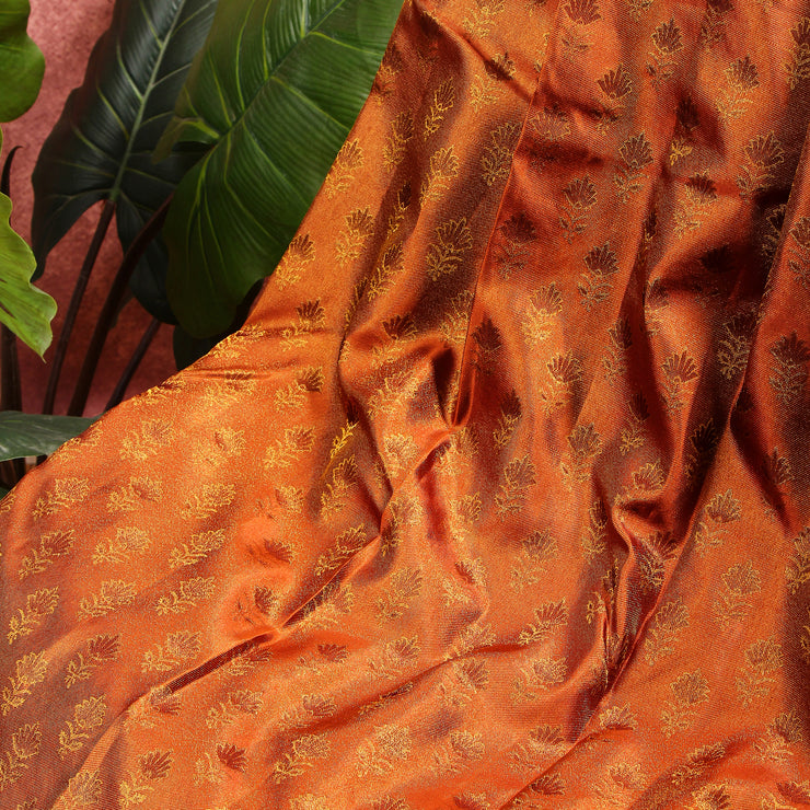 Kuberan lotus pink Kanchivaram Saree