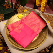 Kuberan pink Kanchivaram Saree