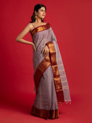 kuberan lavender kanchi cotton saree