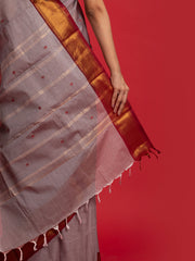 kuberan lavender kanchi cotton saree