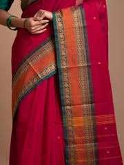 kuberan red kanchi cotton sarees