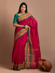 kuberan red kanchi cotton sarees