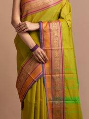 kuberan GREEN kanchi cotton sarees