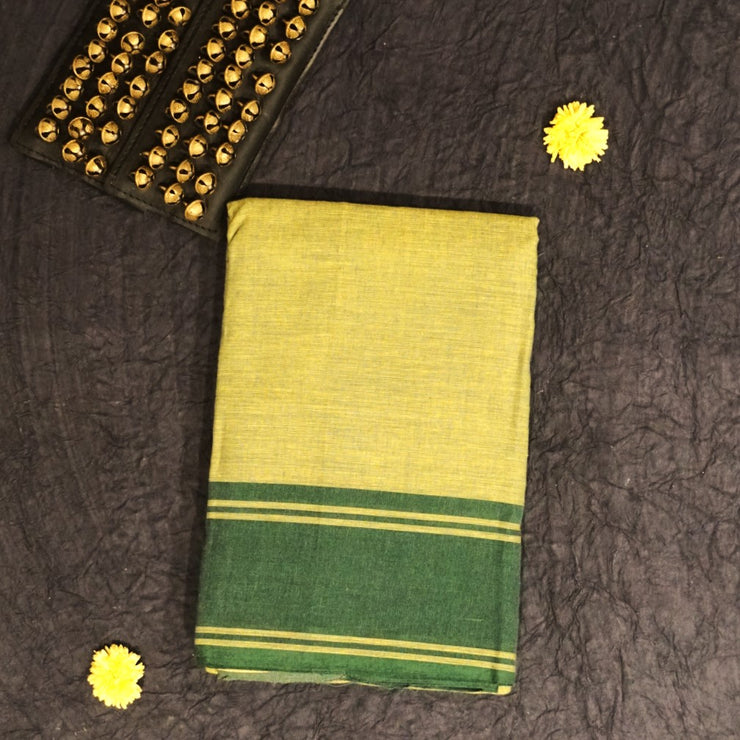 Kuberan Green Dance Practice Saree