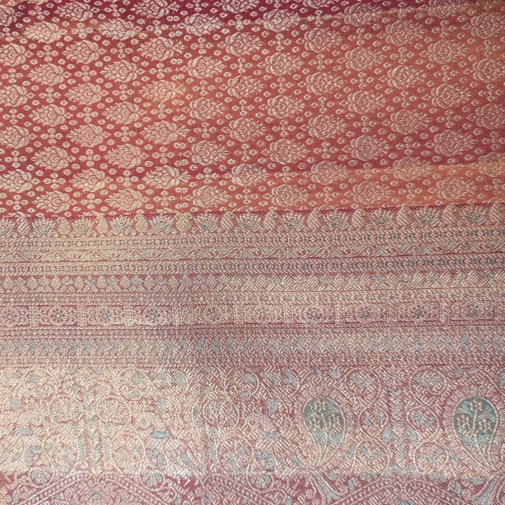 KUBERAN BLUE PURE KANCHIPURAM SILK SAREE