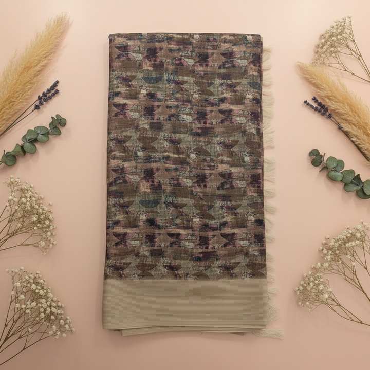 KUBERAN MULTI PURE TUSSAR SILK SAREE