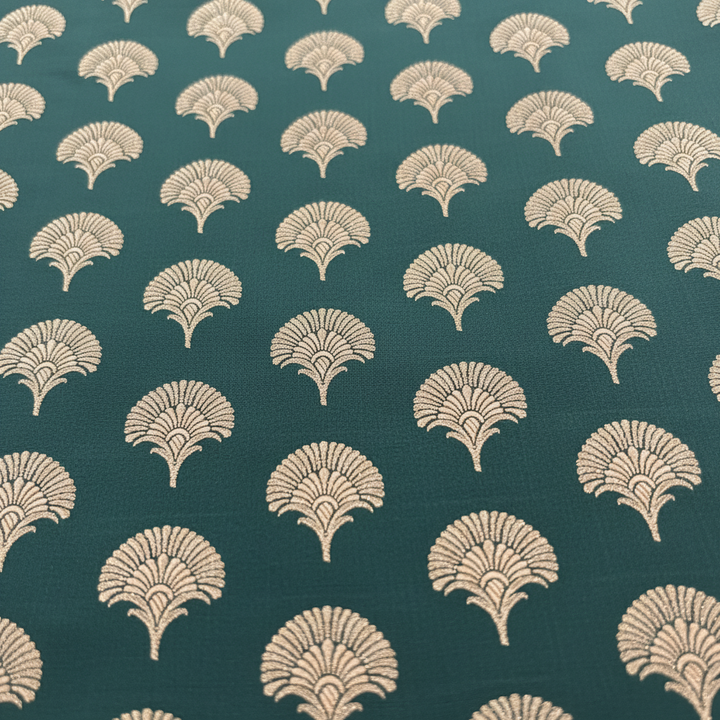 KUBERAN GREEN PURE BANARASI SILK SAREE