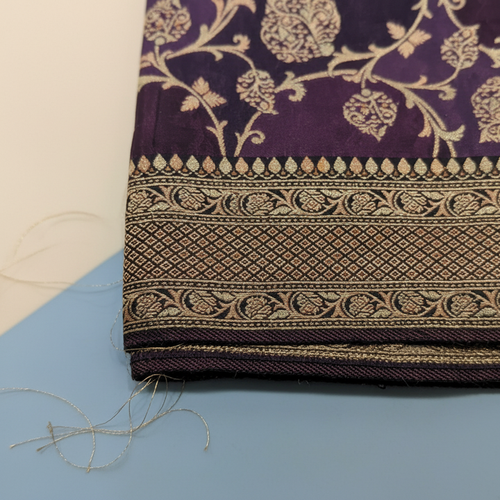 KUBERAN PURPLE BANARASI SILK SAREE
