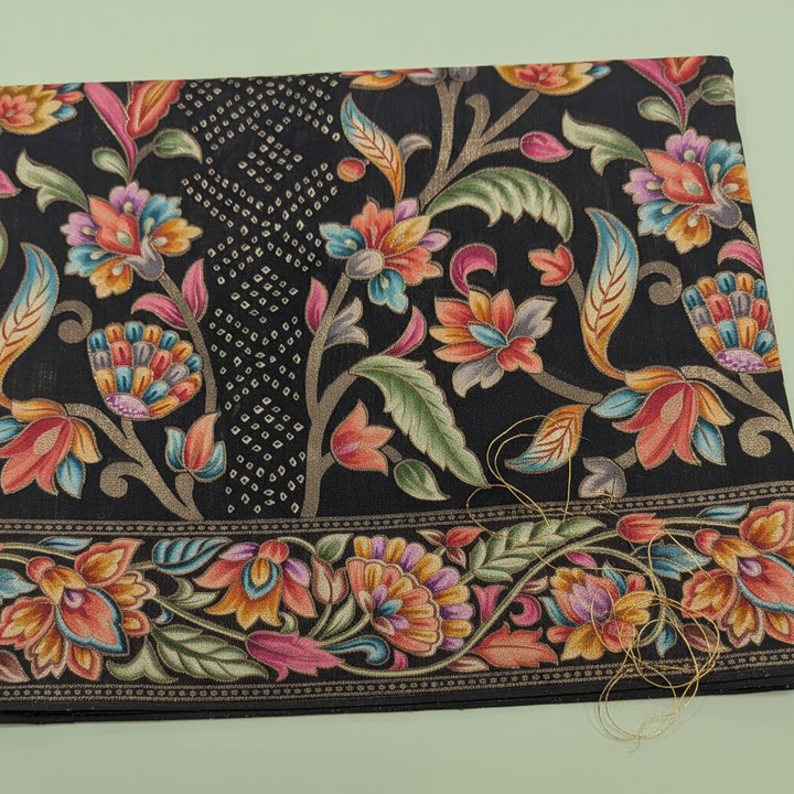 KUBERAN BLACK BANARASI SILK SAREE